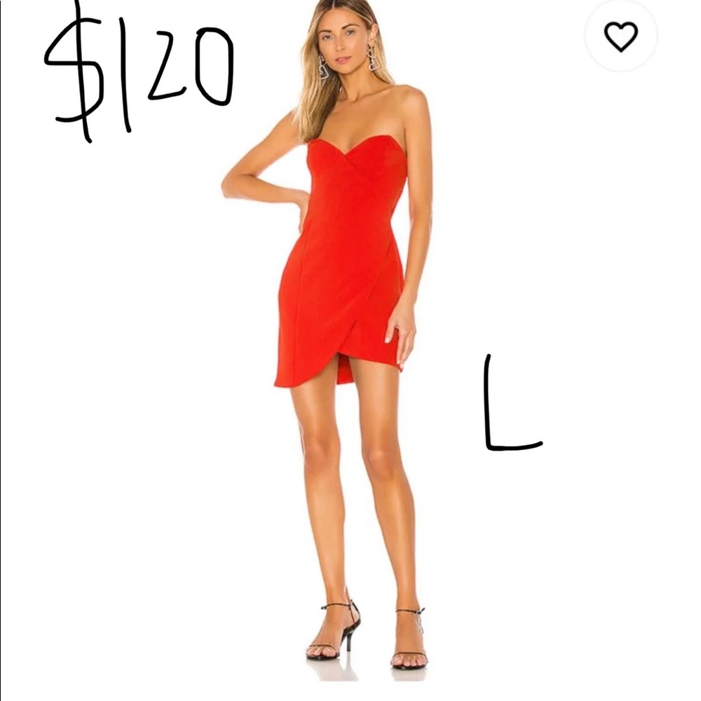 Revolve NBD Stanford red mini dress